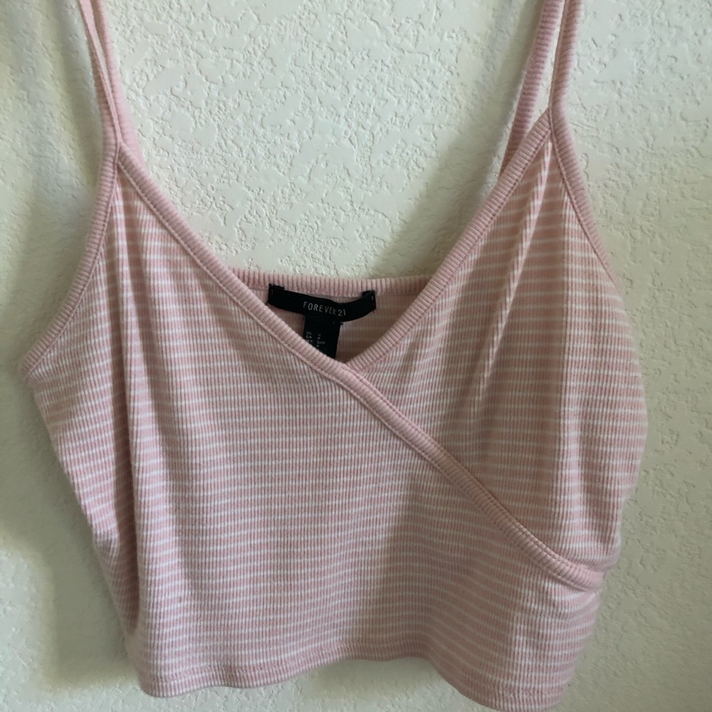 Pink forever 21 crop top.